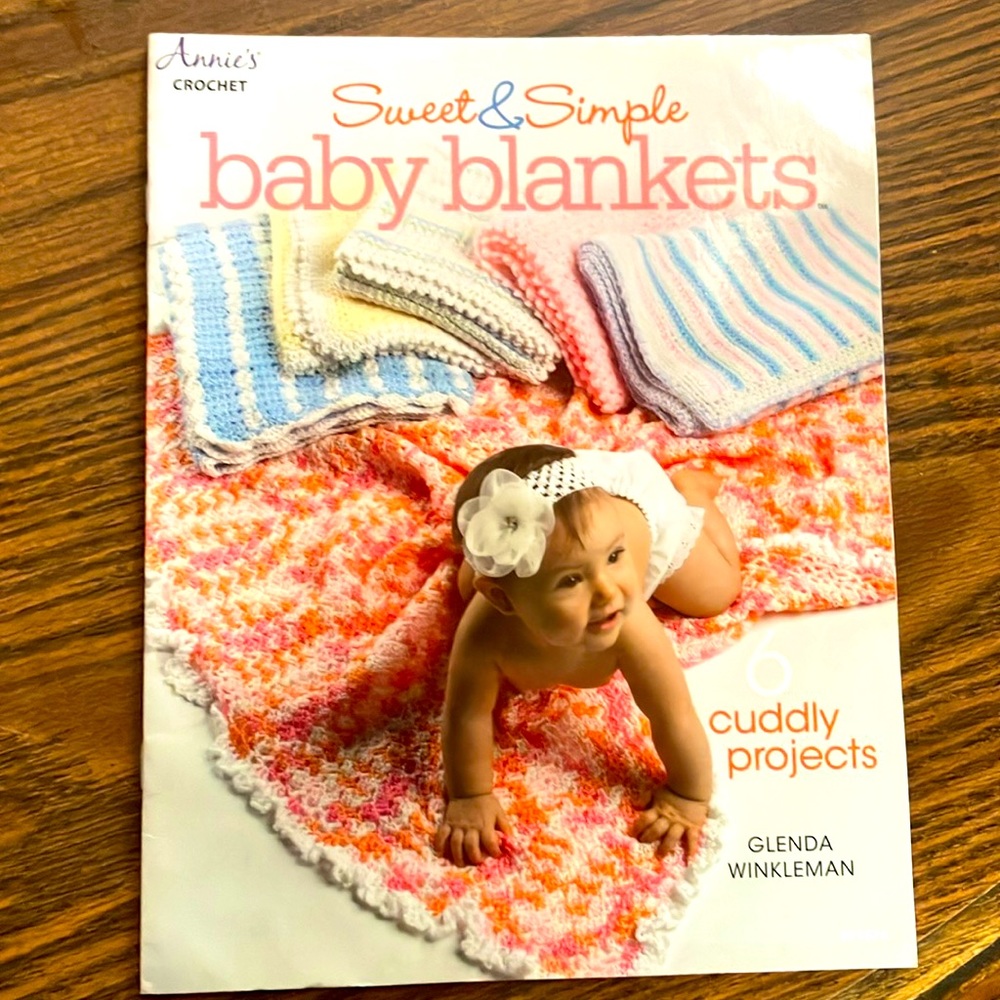 Annie’s Crochet Sweet & Simple baby blankets